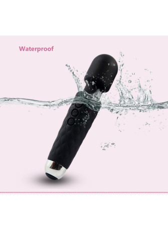 Vibromasseur Wand Noir - 20 vitesses -D03023BLK